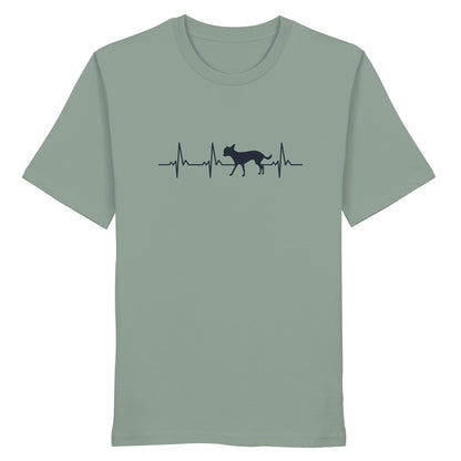 Herzschlag Chihuahua (Kurzhaar) - Organic Shirt