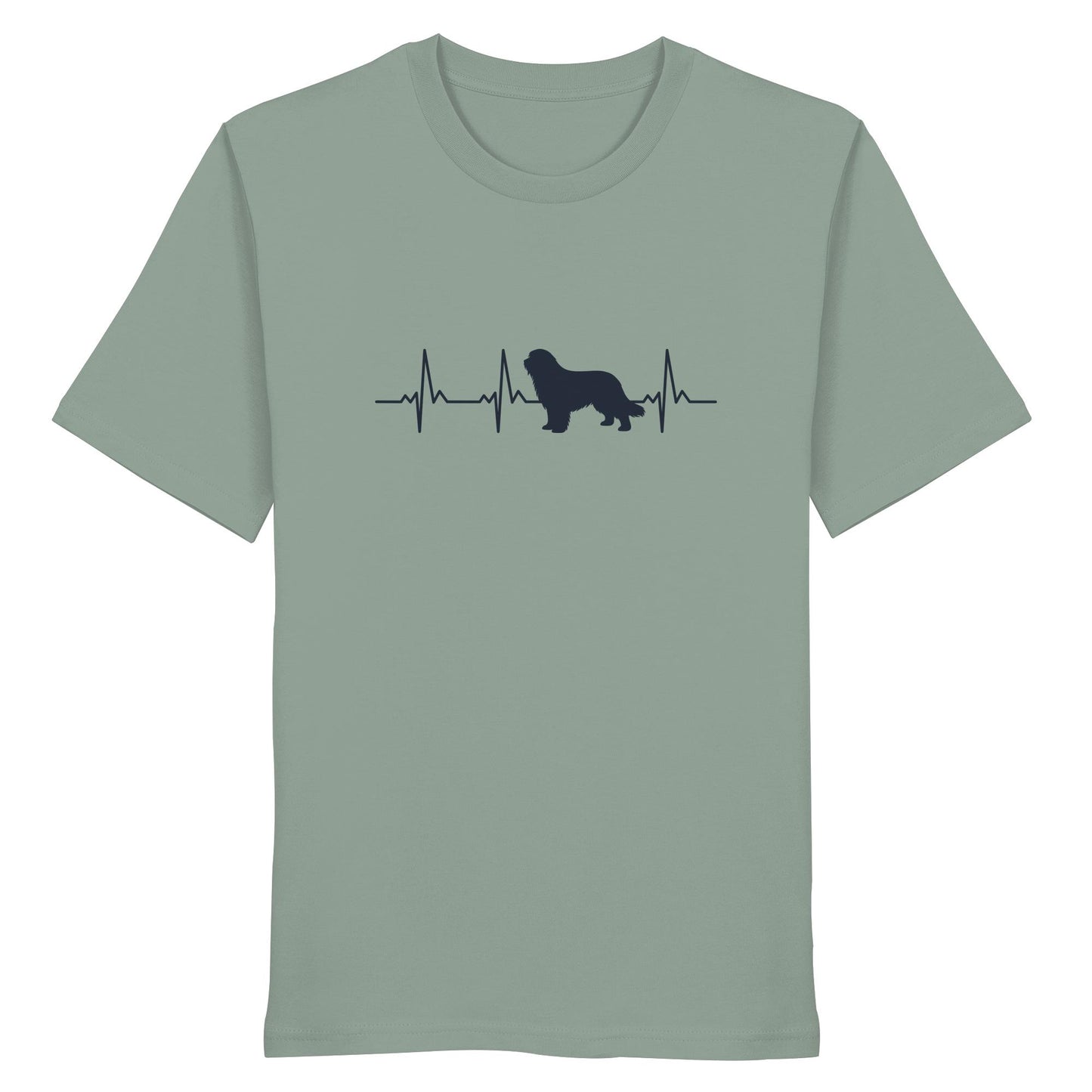 Herzschlag Bearded Collie - Organic Shirt