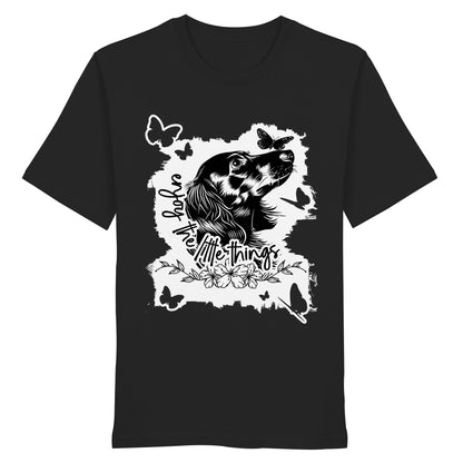 Dackel (Langhaar) - enjoy the little things - Organic Shirt