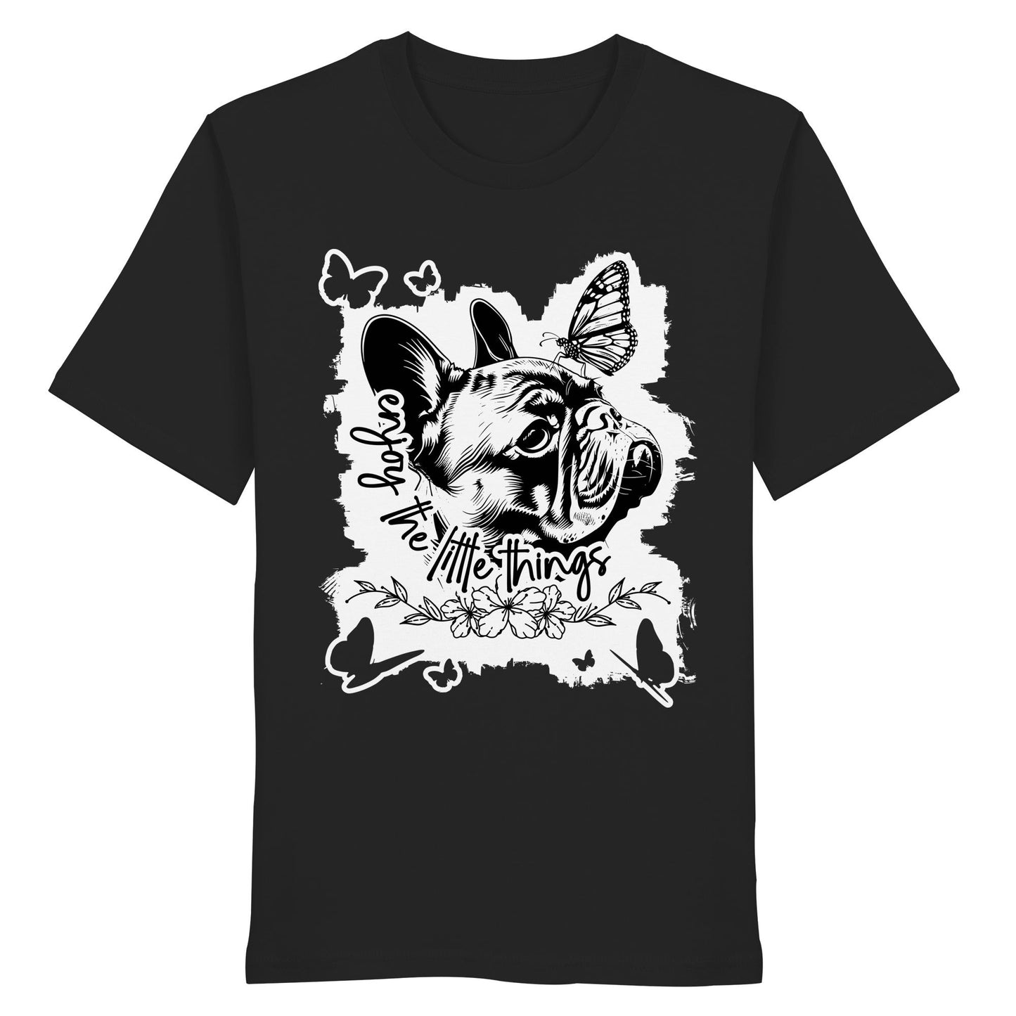 Französische Bulldogge - enjoy the little things - Organic Shirt