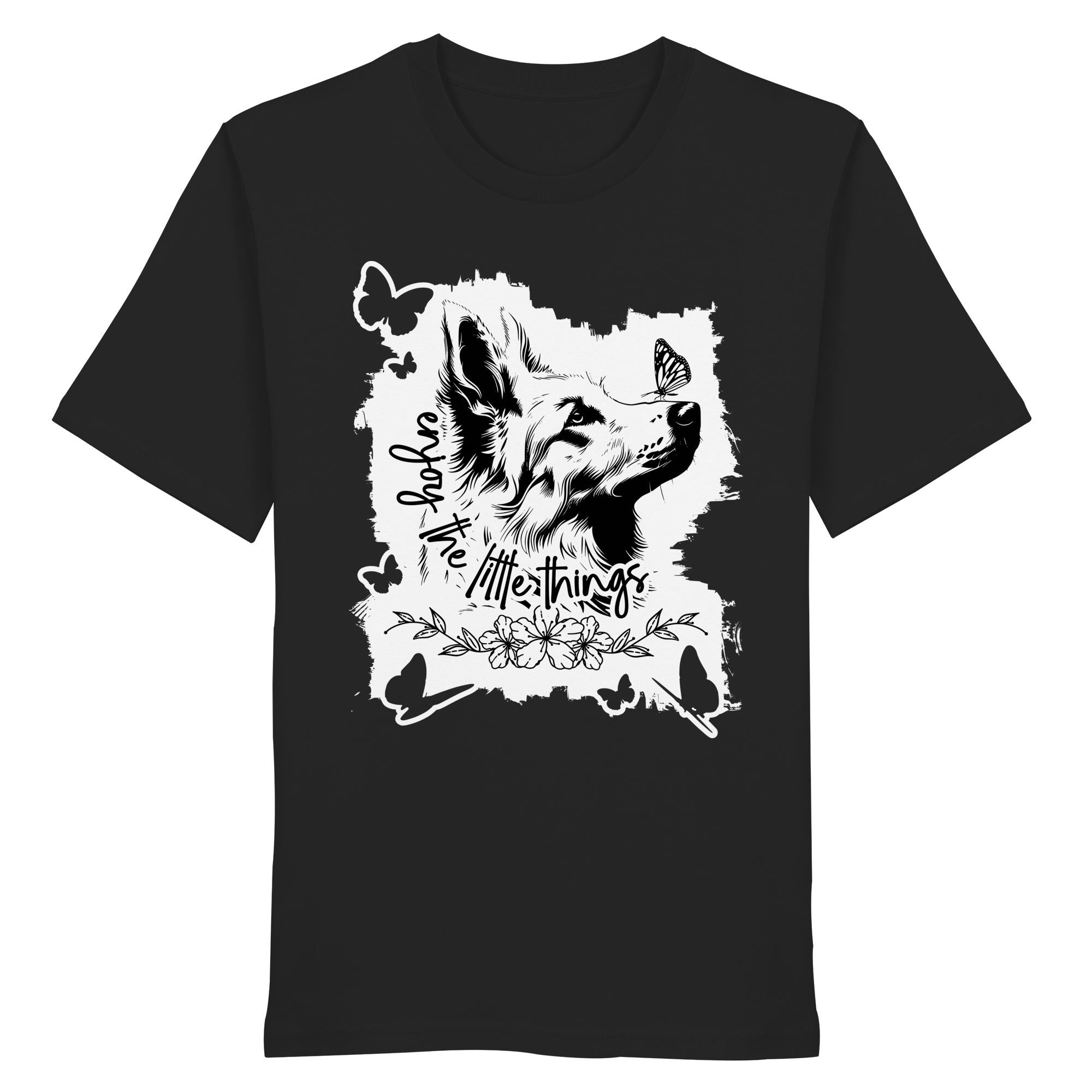 Weißer Schäferhund - enjoy the little things - Organic Shirt