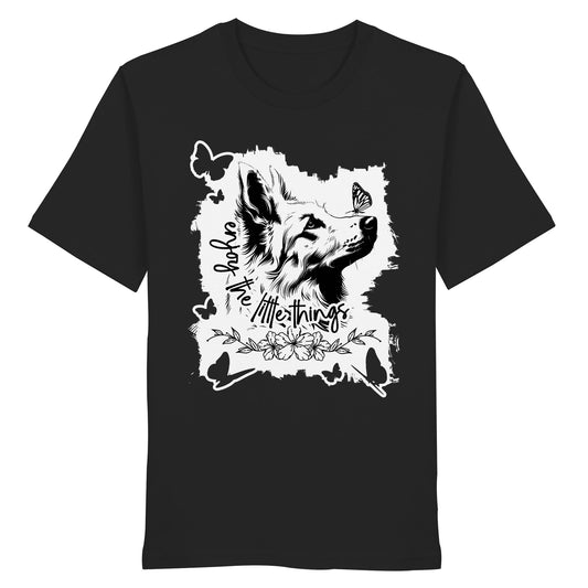 Weißer Schäferhund - enjoy the little things - Organic Shirt