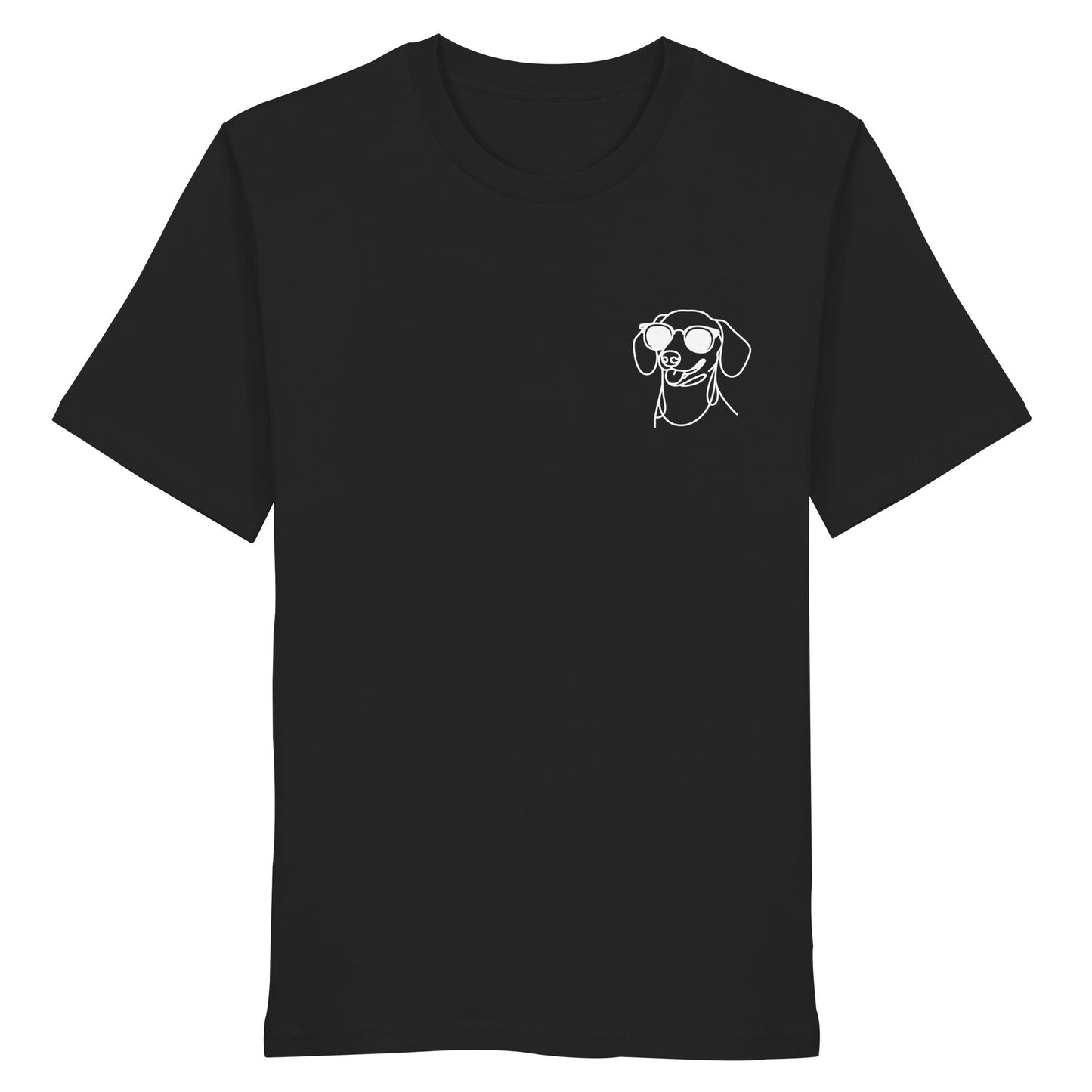 Line Art - Cooler Dackel (Kurzhaar) - Organic Shirt