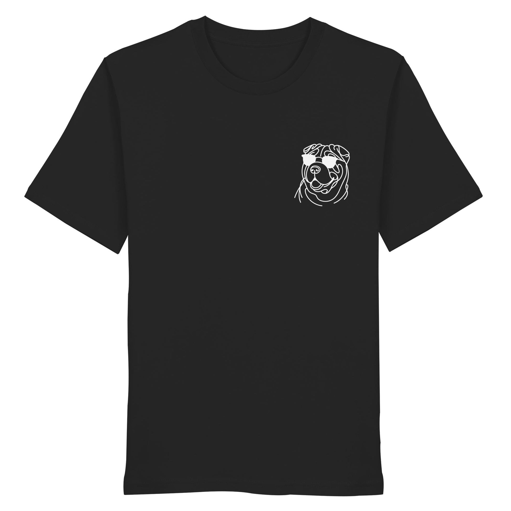 Line Art - Cooler Shar-Pei - Organic Shirt
