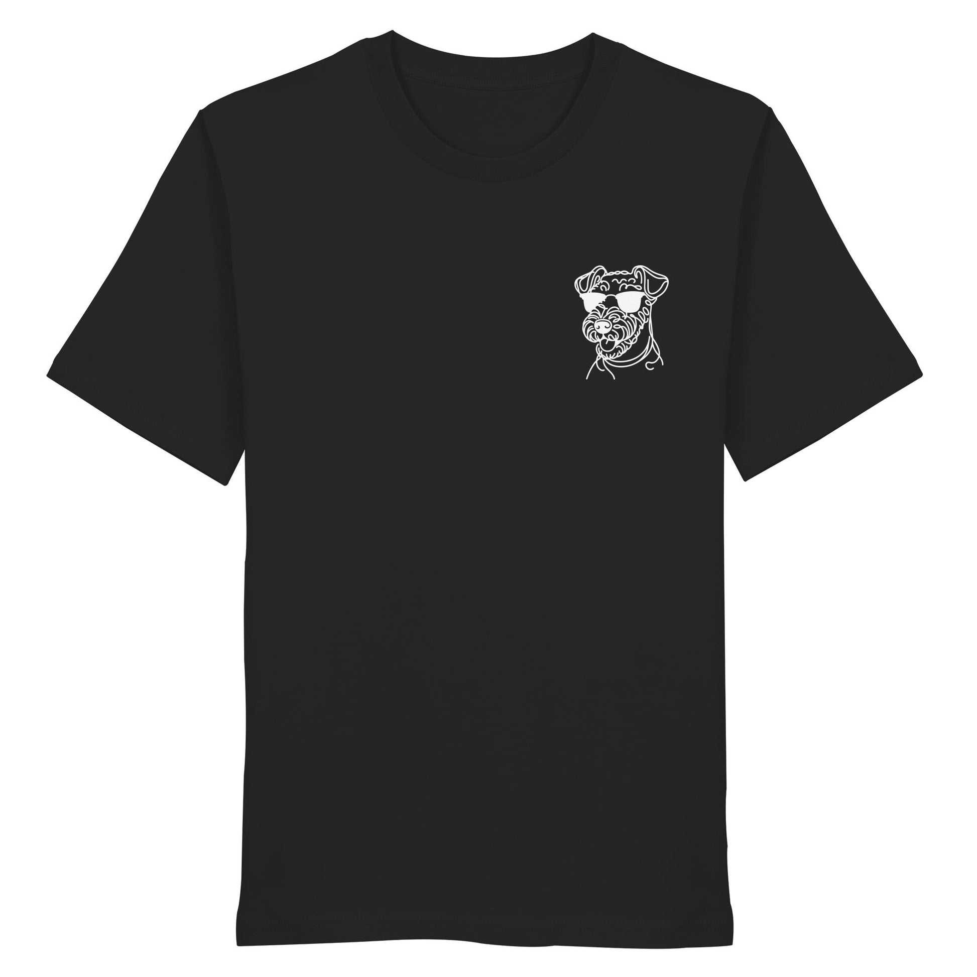 Line Art - Cooler Airedale Terrier - Organic Shirt
