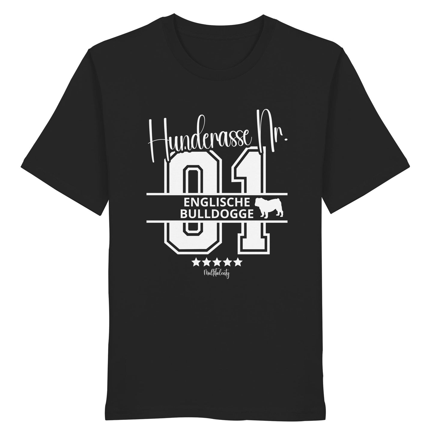 Nr. 01 Englische Bulldogge - Organic Shirt