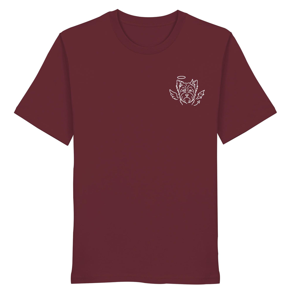 Halo & Horns - Biewer Terrier - Organic Shirt