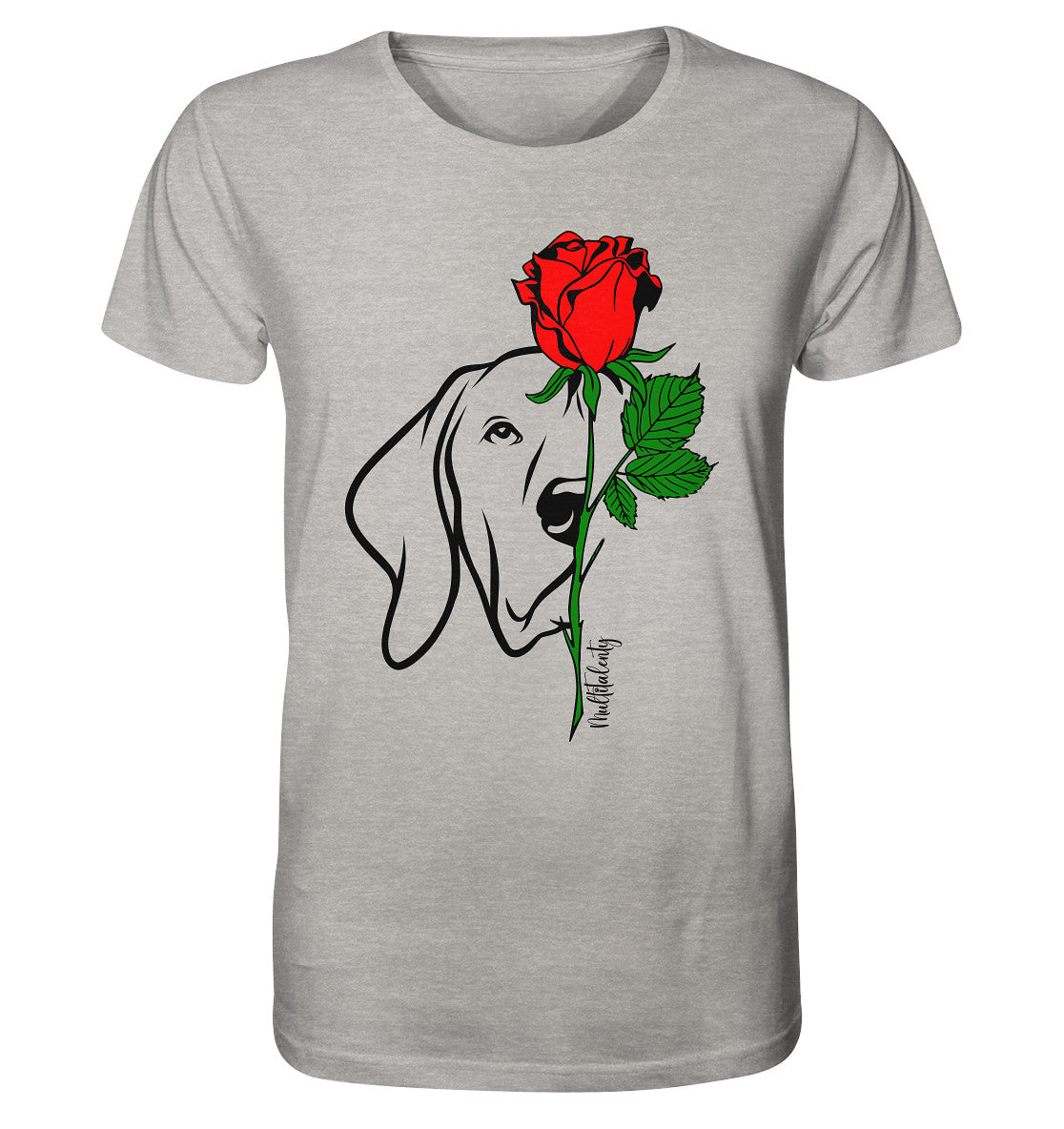Tattoo Rose - Vizsla - Organic Shirt