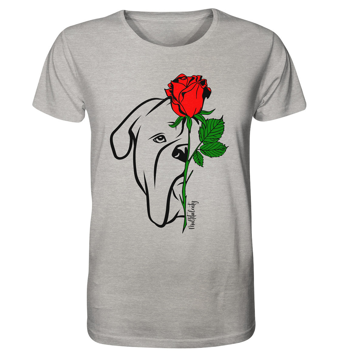 Tattoo Rose - Bullmastiff - Organic Shirt