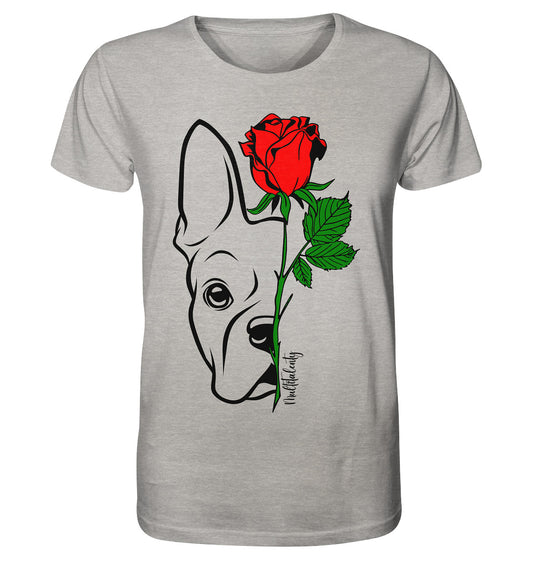 Tattoo Rose - Boston Terrier - Organic Shirt