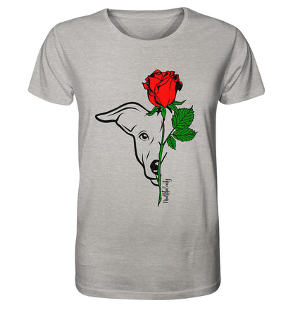 Tattoo Rose - Windhund - Organic Shirt