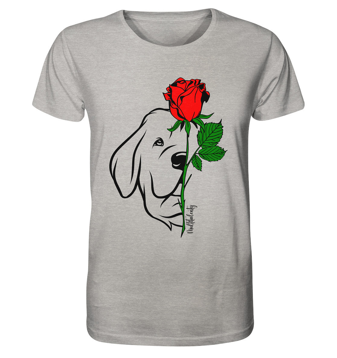 Tattoo Rose - Neufundländer - Organic Shirt