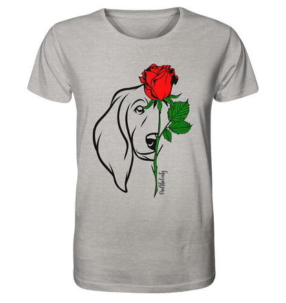 Tattoo Rose - Dackel (Langhaar) - Organic Shirt