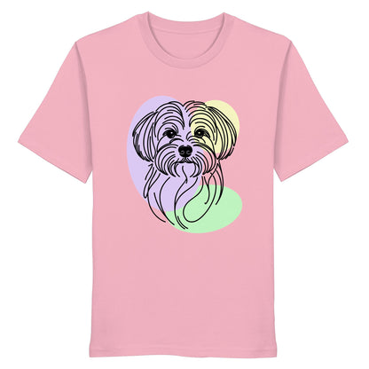 Line Art - Süßer Malteser - Organic Shirt