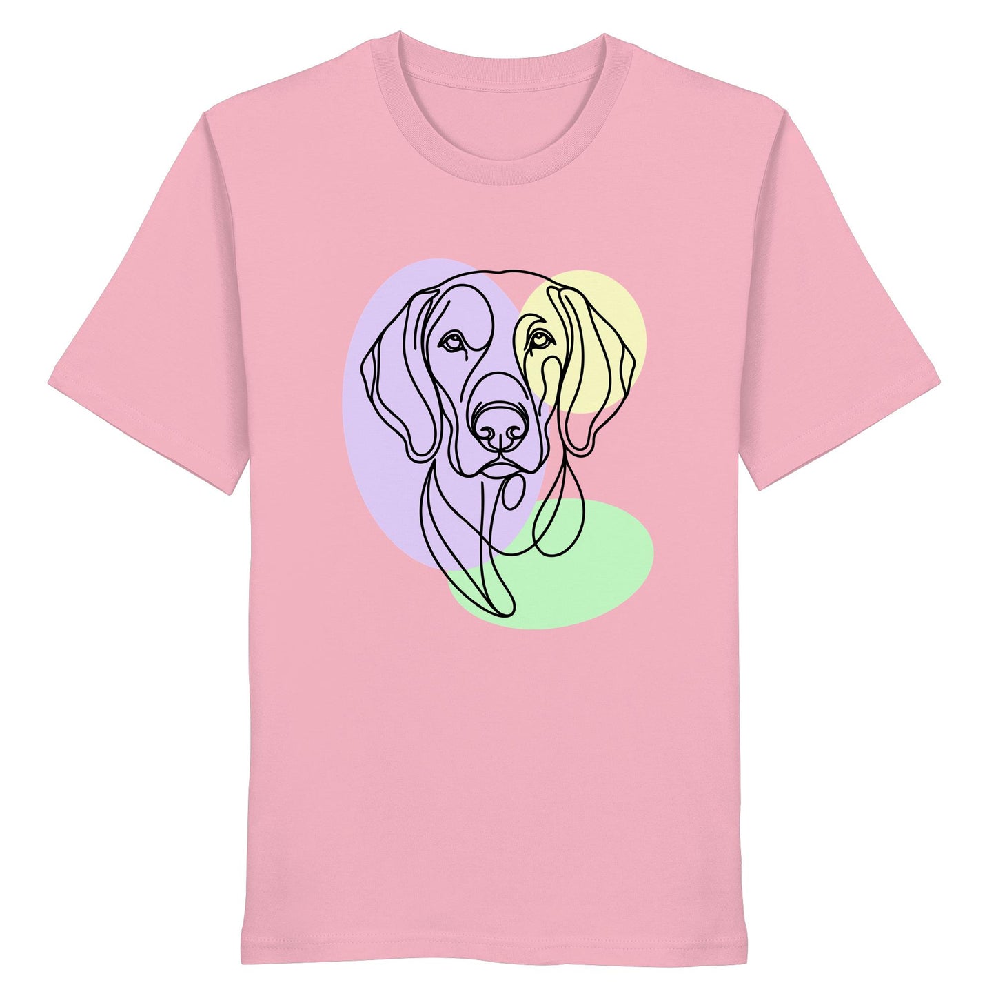 Line Art - Süßer Weimaraner - Organic Shirt