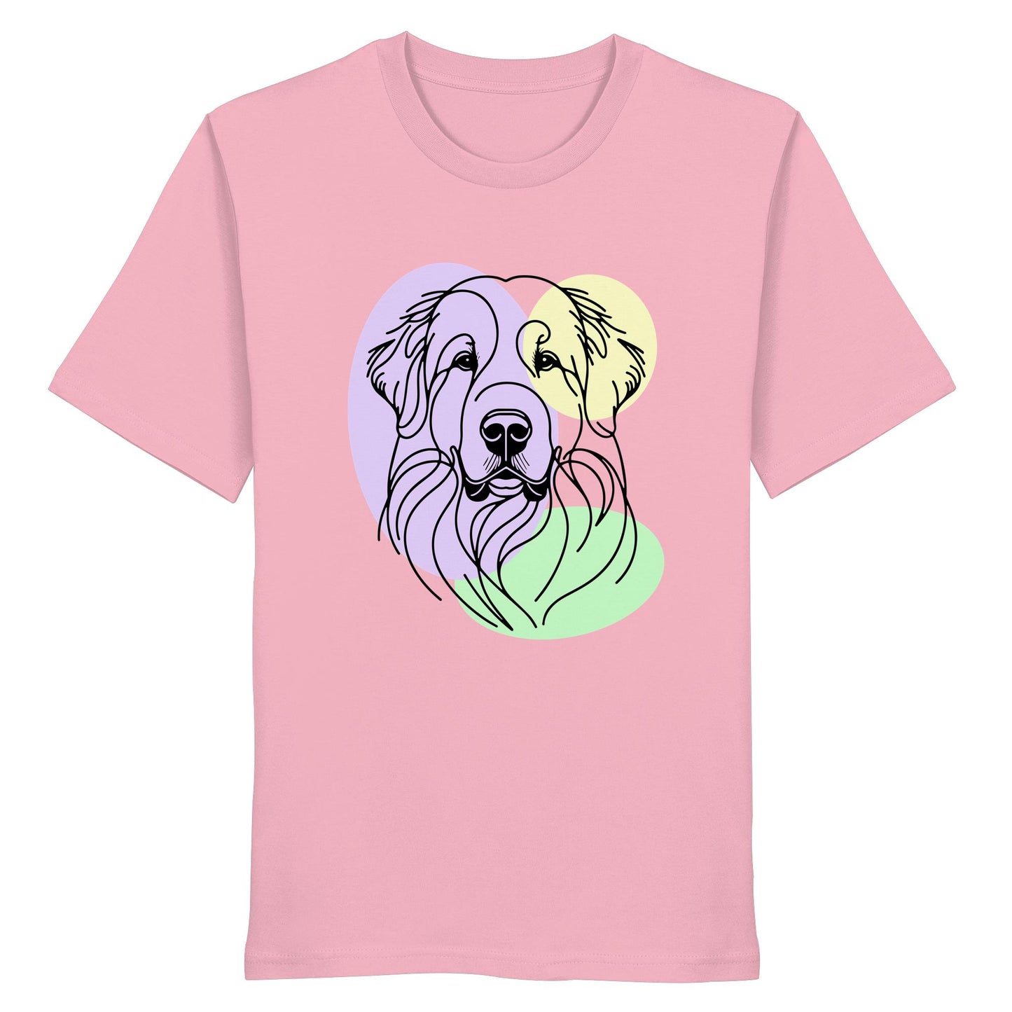 Line Art - Süßer Pyrenäenberghund - Organic Shirt