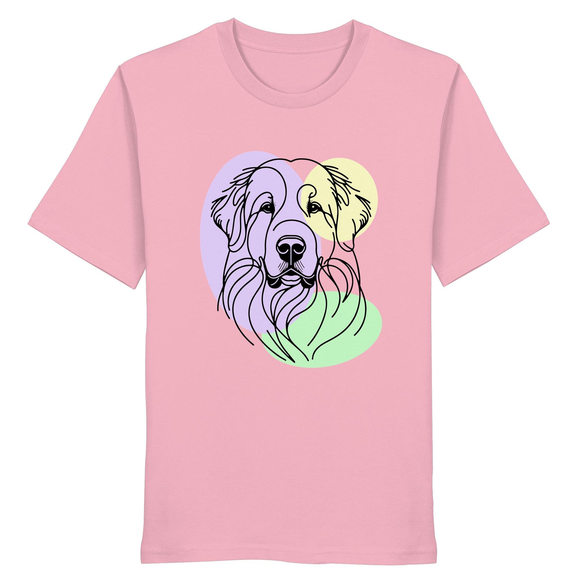 Line Art - Süßer Pyrenäenberghund - Organic Shirt