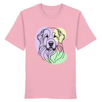Line Art - Süßer Pyrenäenberghund - Organic Shirt