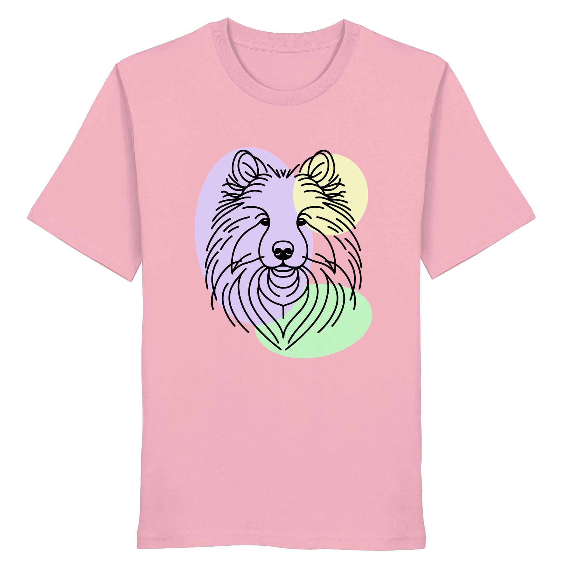 Line Art - Süßer Wolfsspitz - Organic Shirt