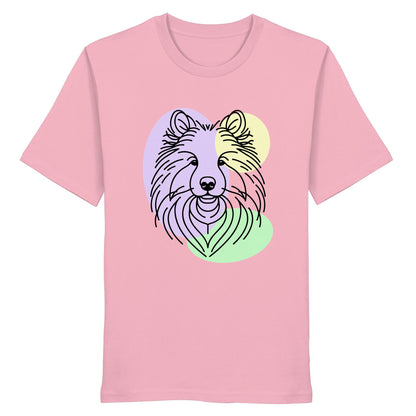 Line Art - Süßer Wolfsspitz - Organic Shirt