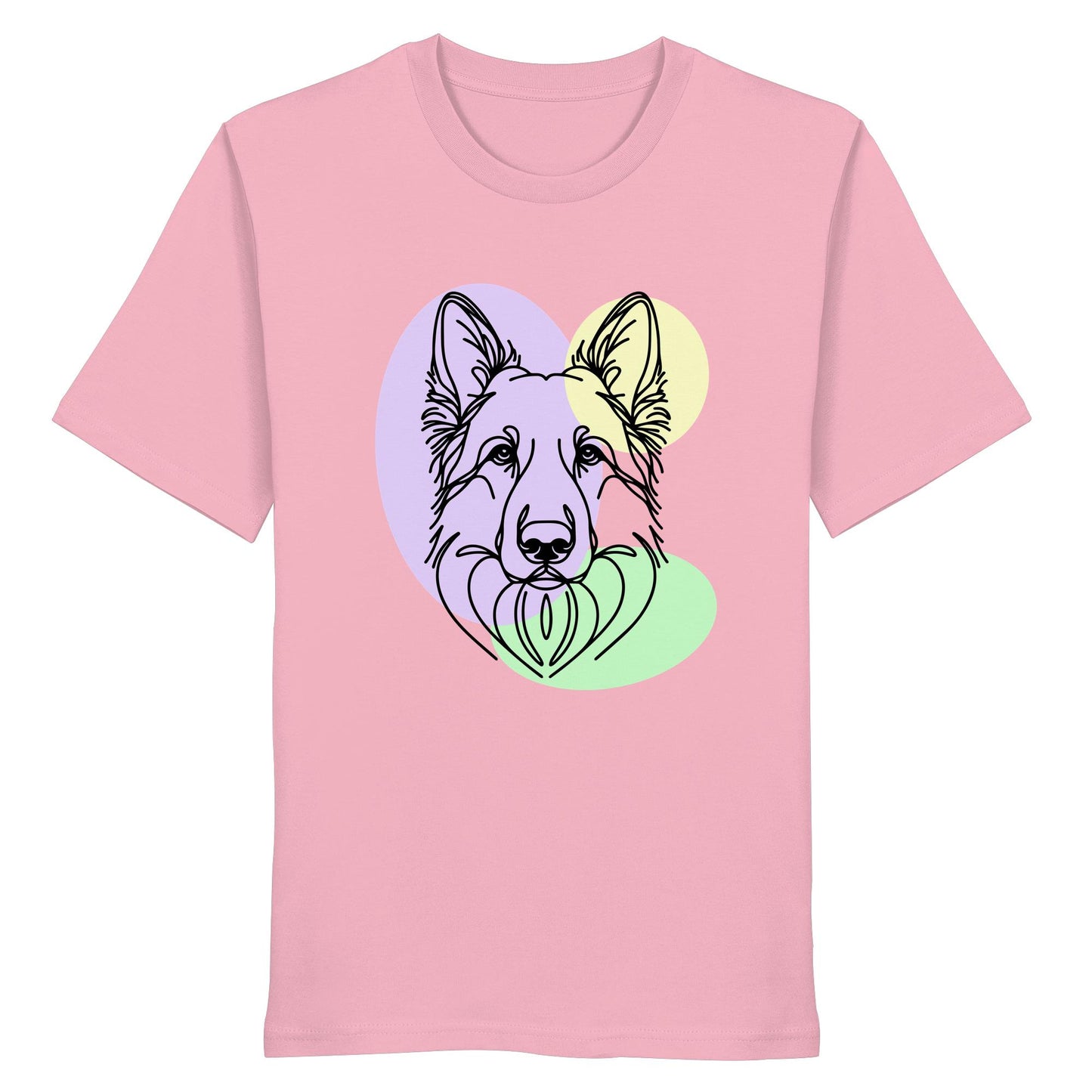 Line Art - Schäferhund - Organic Shirt