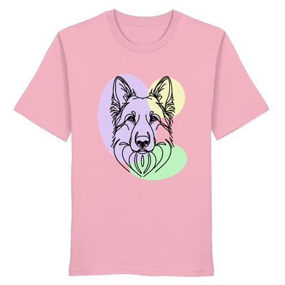 Line Art - Schäferhund - Organic Shirt