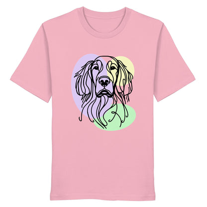 Line Art - Süßer Gordon Setter - Organic Shirt