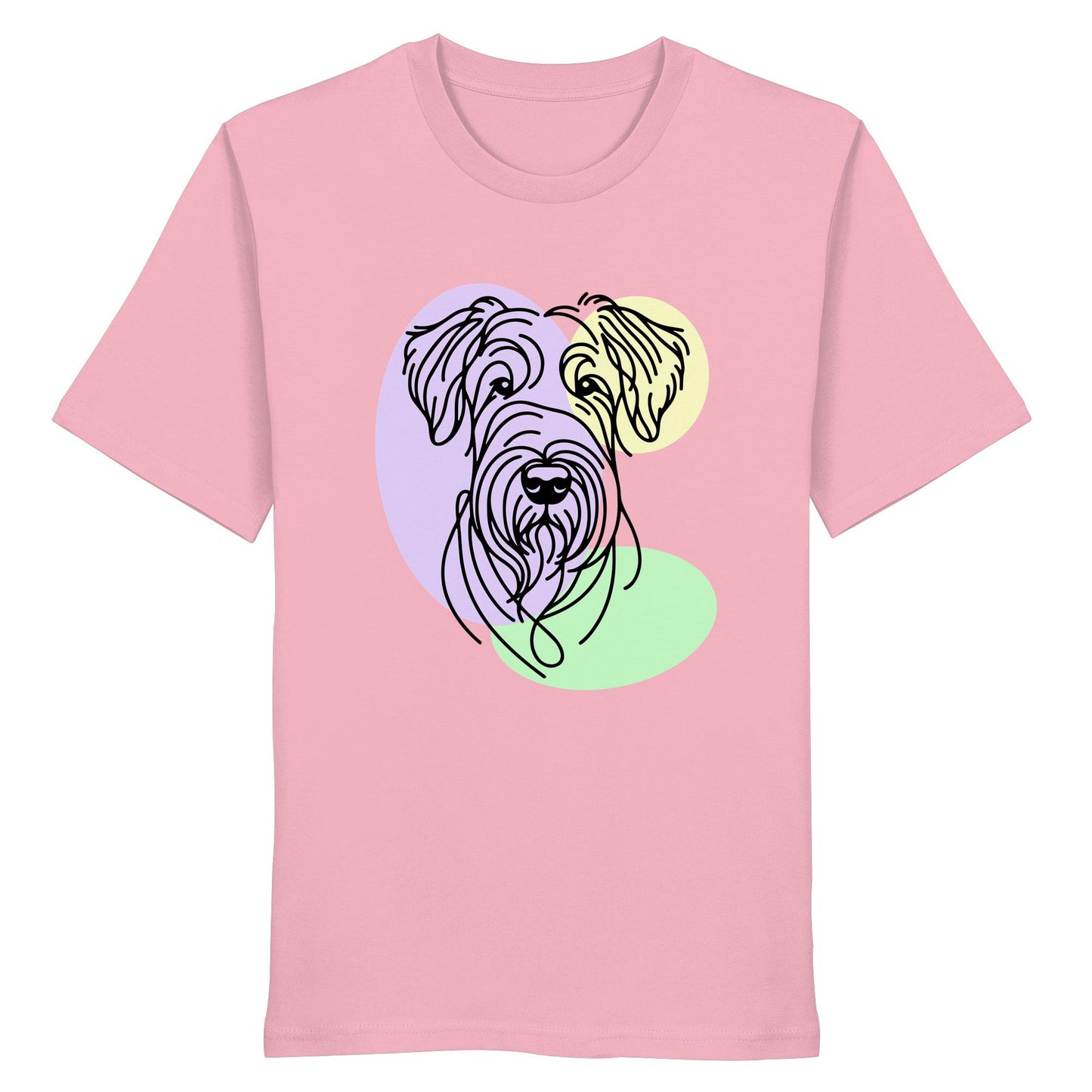 Line Art - Süßer Irish Terrier - Organic Shirt