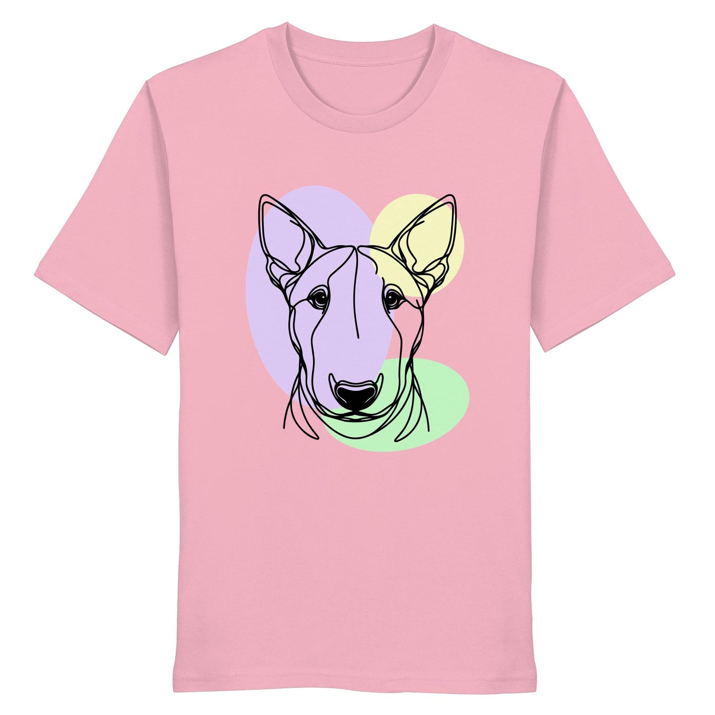 Line Art - Süßer Bullterrier - Organic Shirt