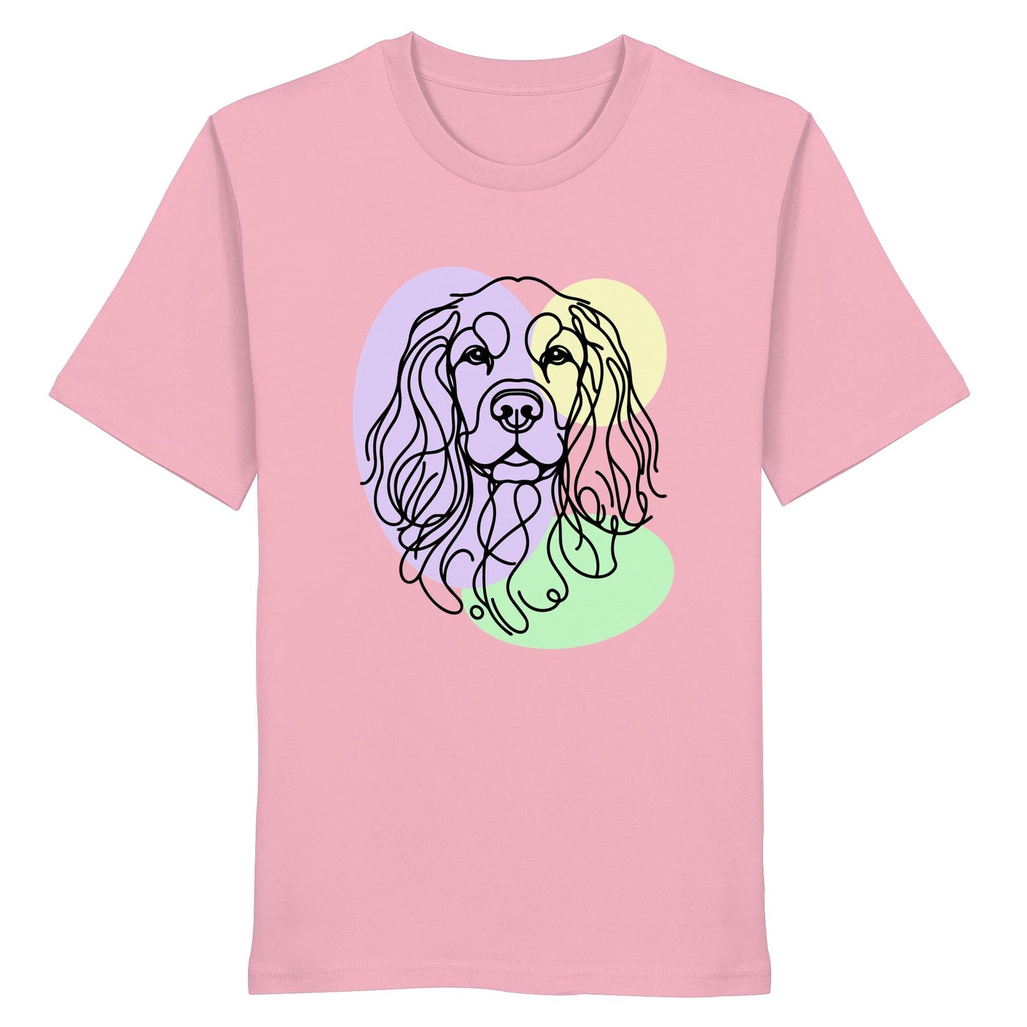 Line Art - Süßer Cocker Spaniel - Organic Shirt