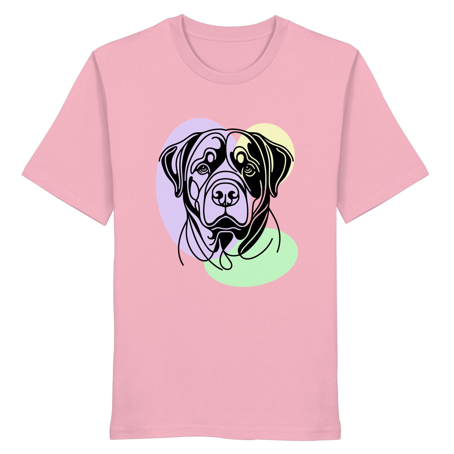 Line Art - Süßer Rottweiler - Organic Shirt