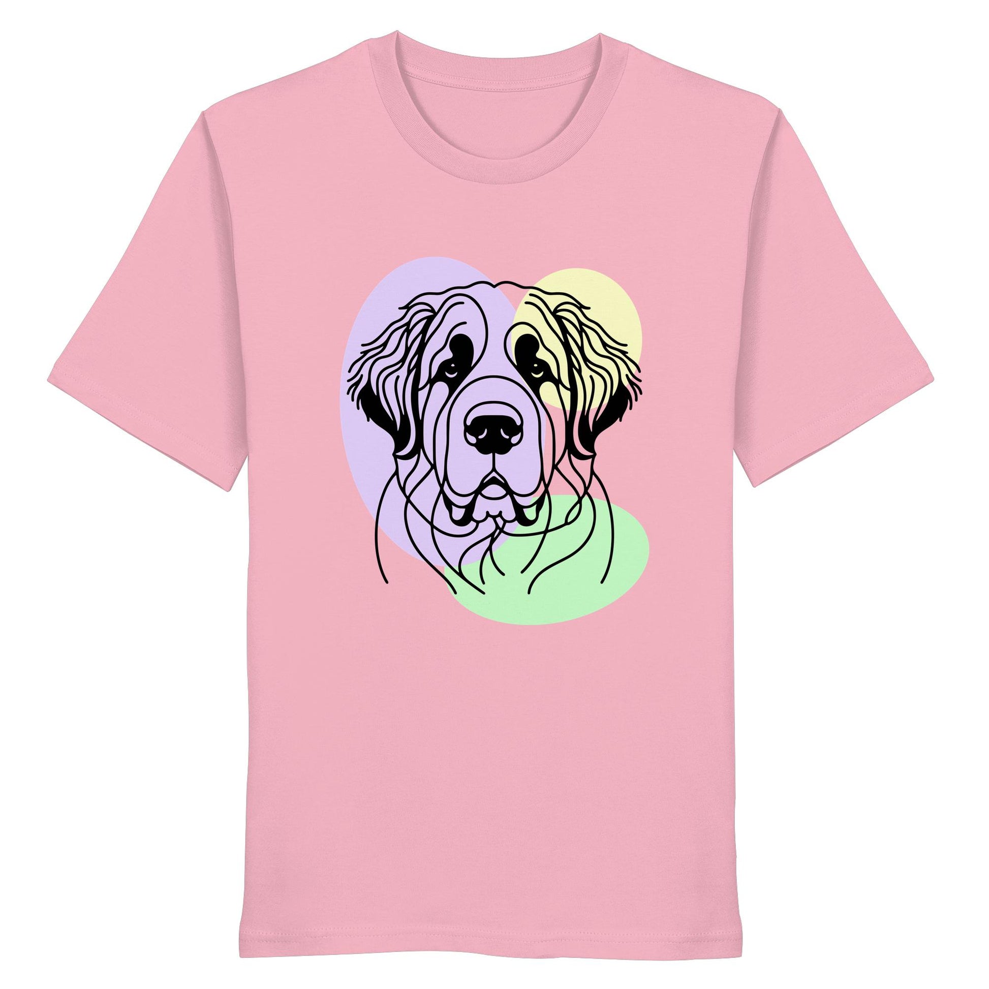 Line Art - Süßer Bernhardiner - Organic Shirt