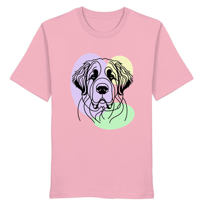 Line Art - Süßer Bernhardiner - Organic Shirt