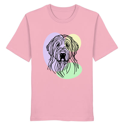Line Art - Süßer Briard - Organic Shirt