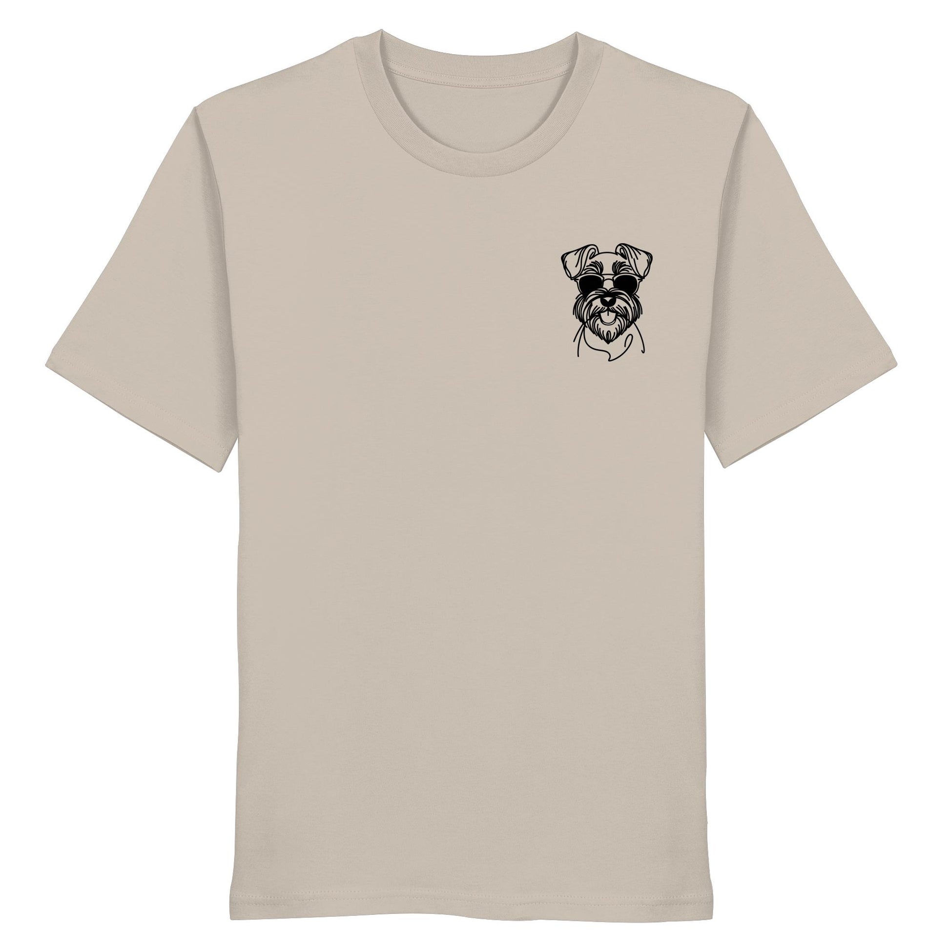 Line Art - Cooler Schnauzer - Organic Shirt