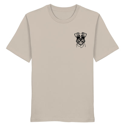 Line Art - Cooler Schnauzer - Organic Shirt