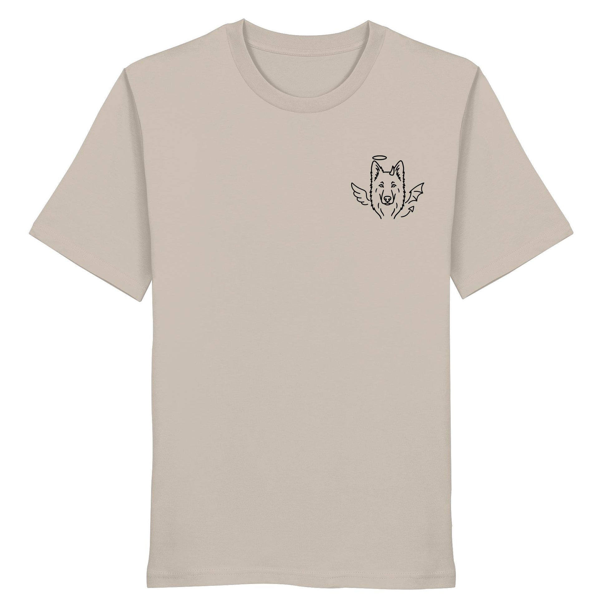 Halo & Horns - Weißer Schäferhund - Organic Shirt