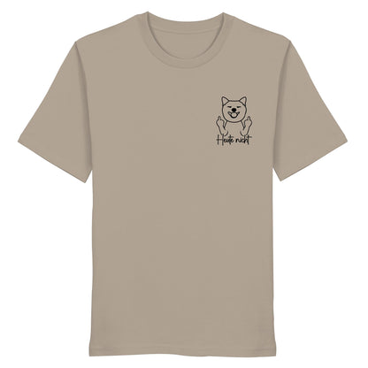 Heute nicht - Shiba Inu - Organic Shirt