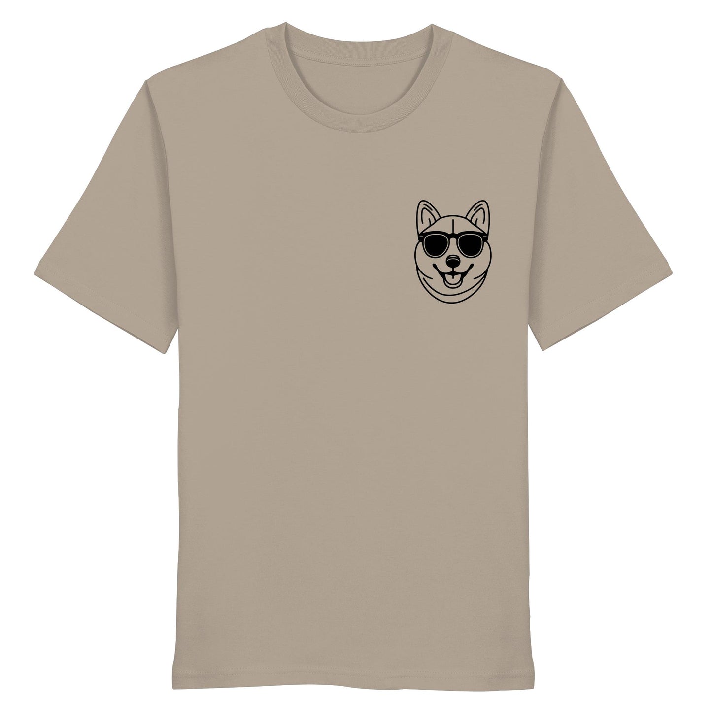 Line Art - Cooler Shiba Inu - Organic Shirt