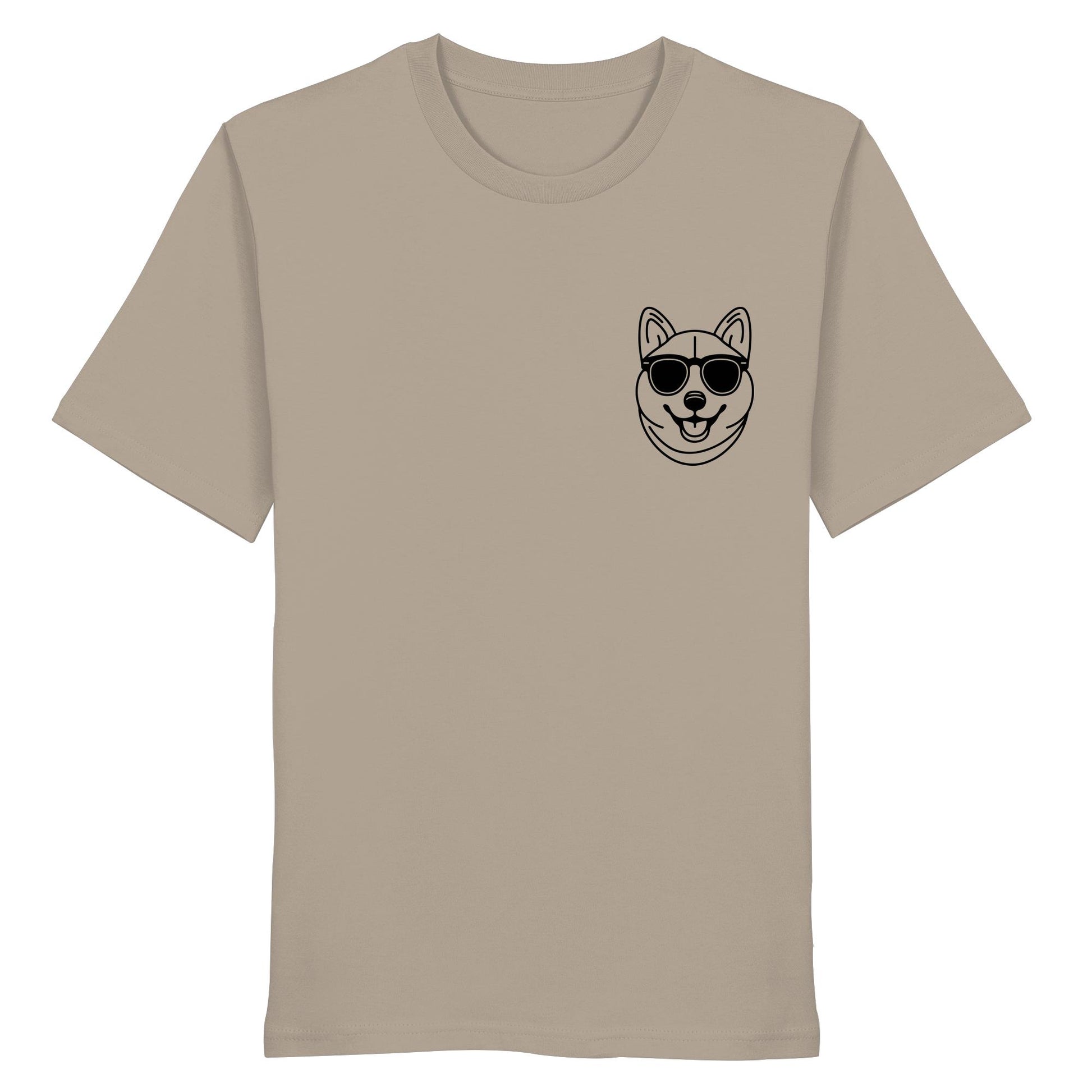 Line Art - Cooler Shiba Inu - Organic Shirt