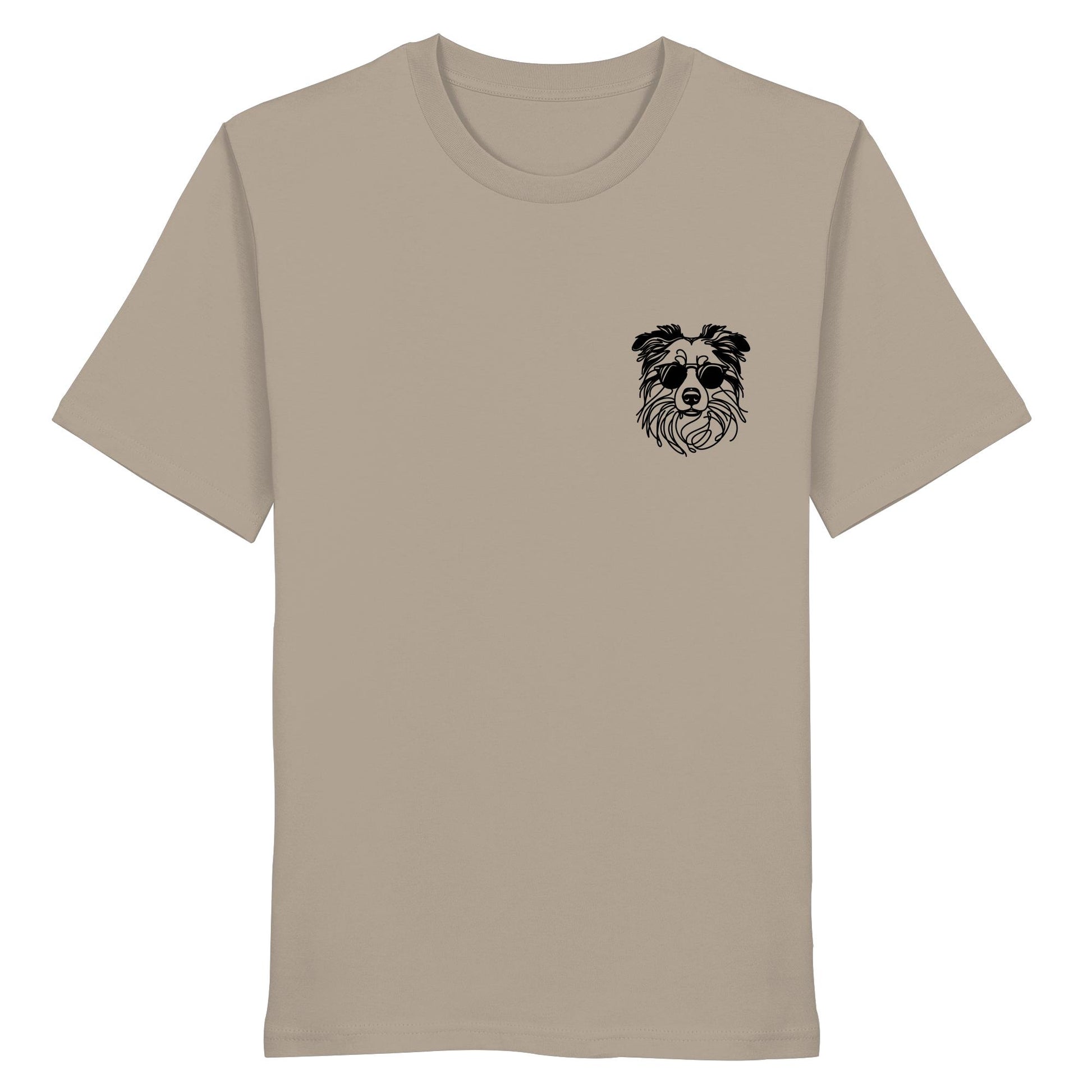 Line Art - Cooler Australian Shepherd - Organic Shirt