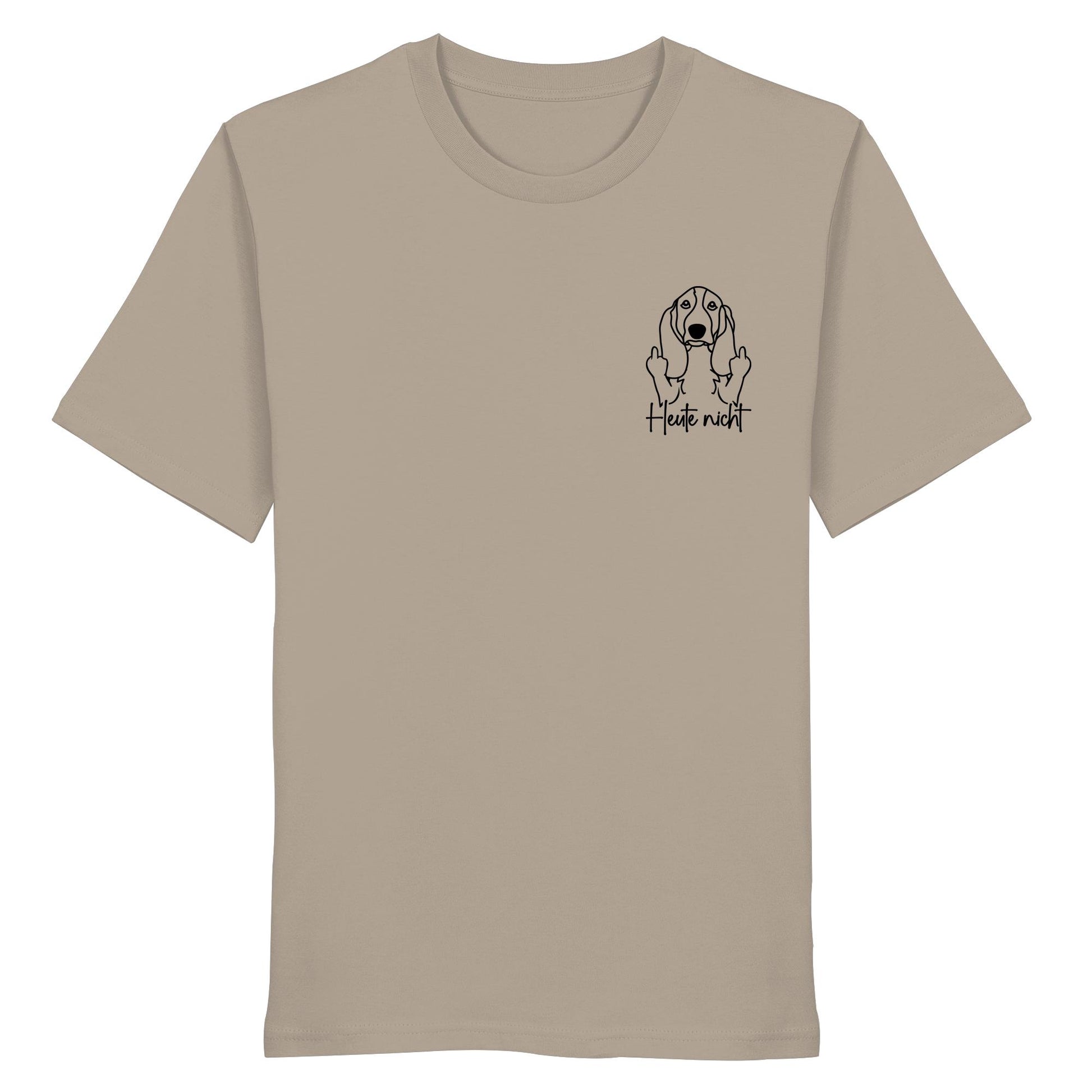 Heute nicht - Basset Hound - Organic Shirt