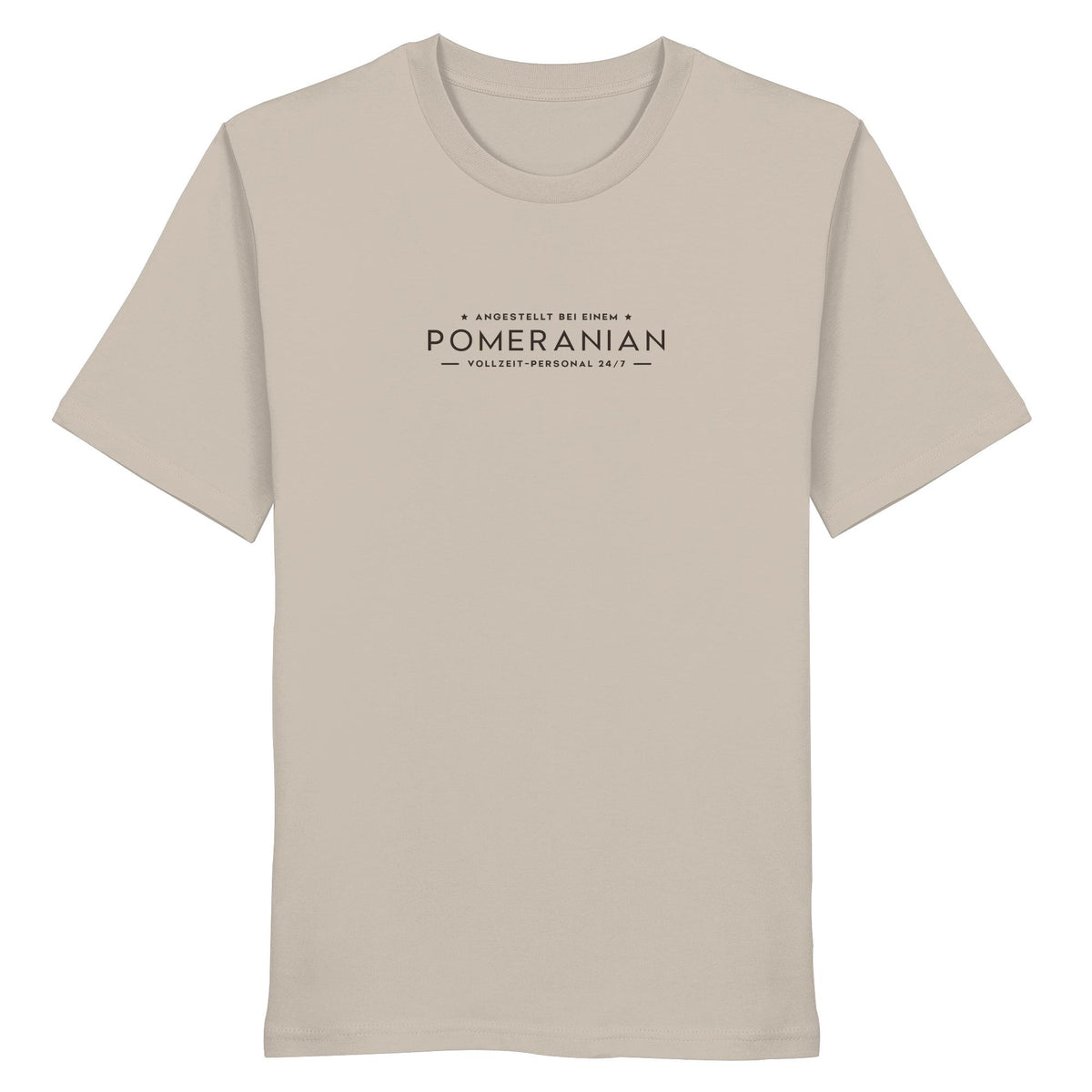 Vollzeit-Personal - Pomeranian - Organic Shirt
