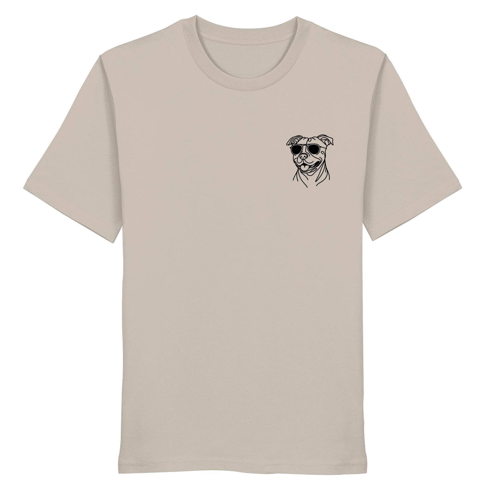 Line Art - Cooler Staffordshire Bullterrier - Organic Shirt