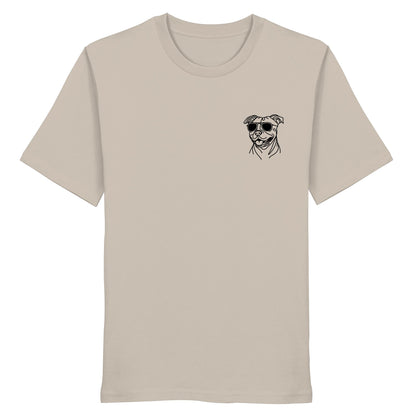 Line Art - Cooler Staffordshire Bullterrier - Organic Shirt