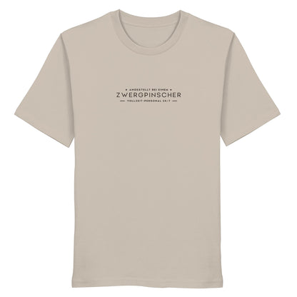 Vollzeit-Personal - Zwergpinscher - Organic Shirt