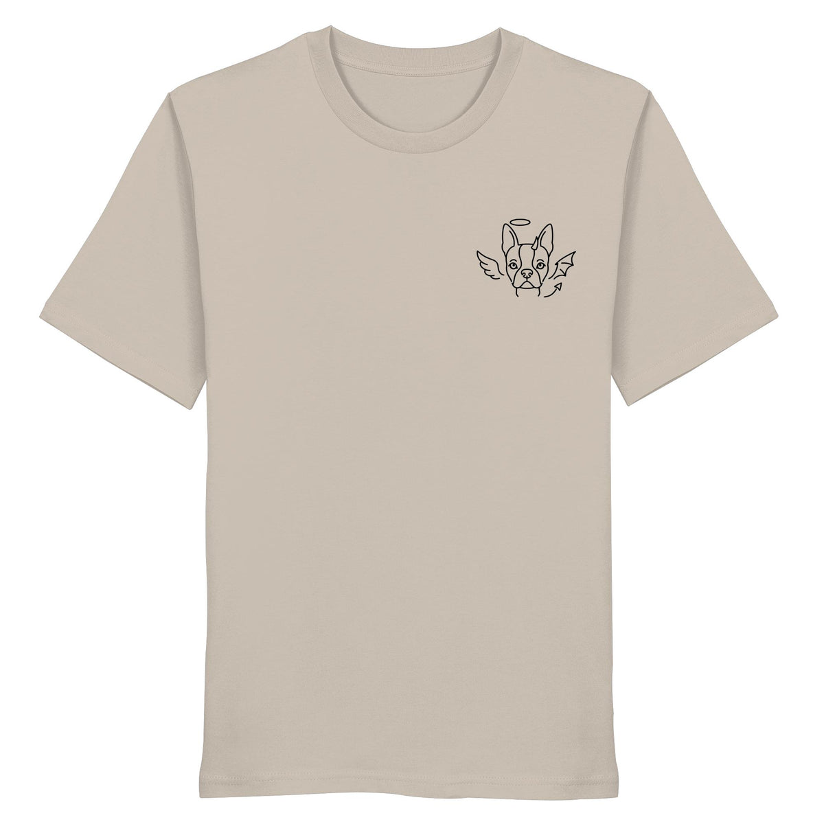 Halo & Horns - Boston Terrier - Organic Shirt