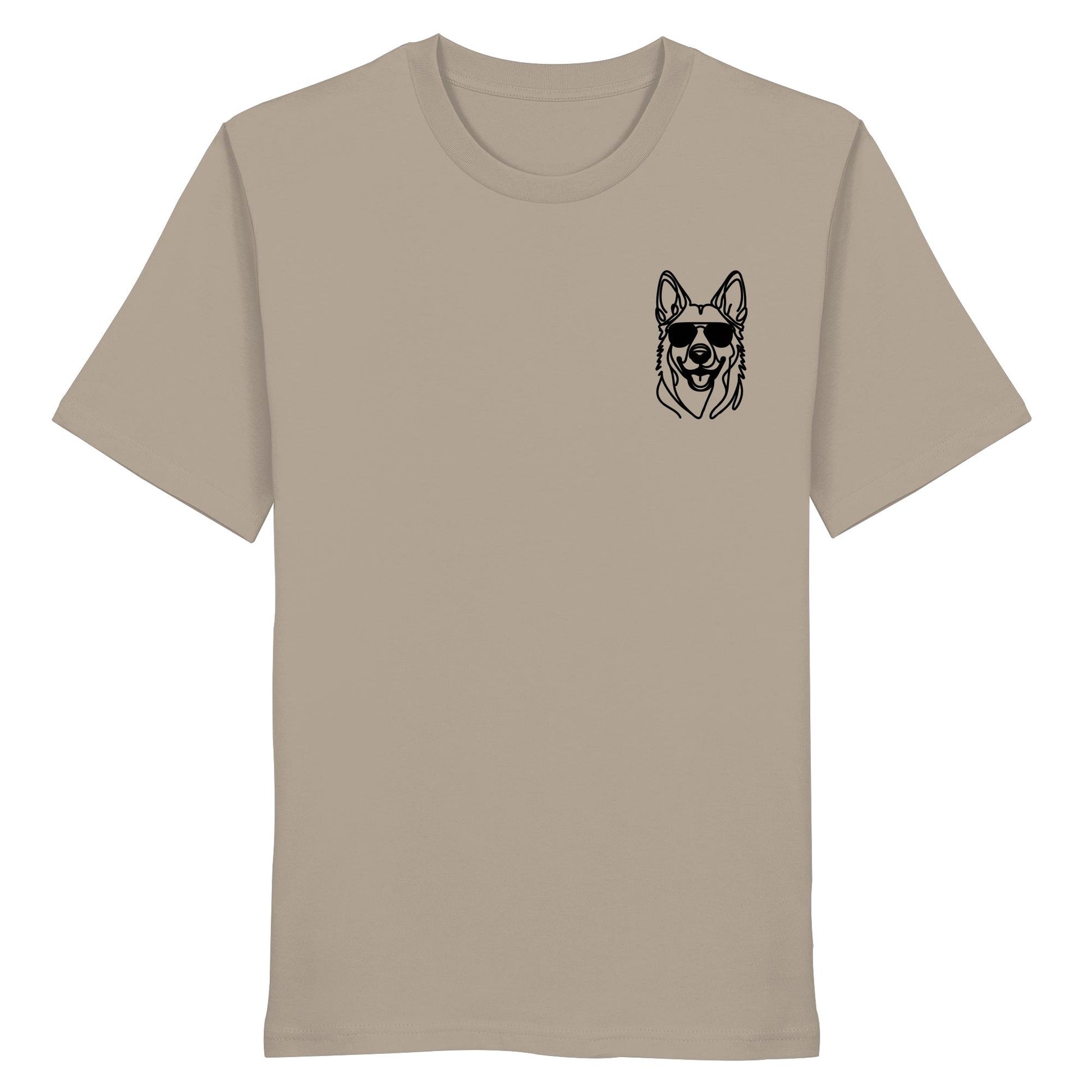 Line Art - Cooler Holländischer Schäferhund - Organic Shirt