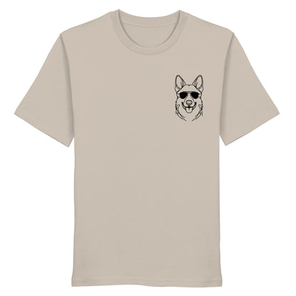 Line Art - Cooler Deutscher Schäferhund - Organic Shirt