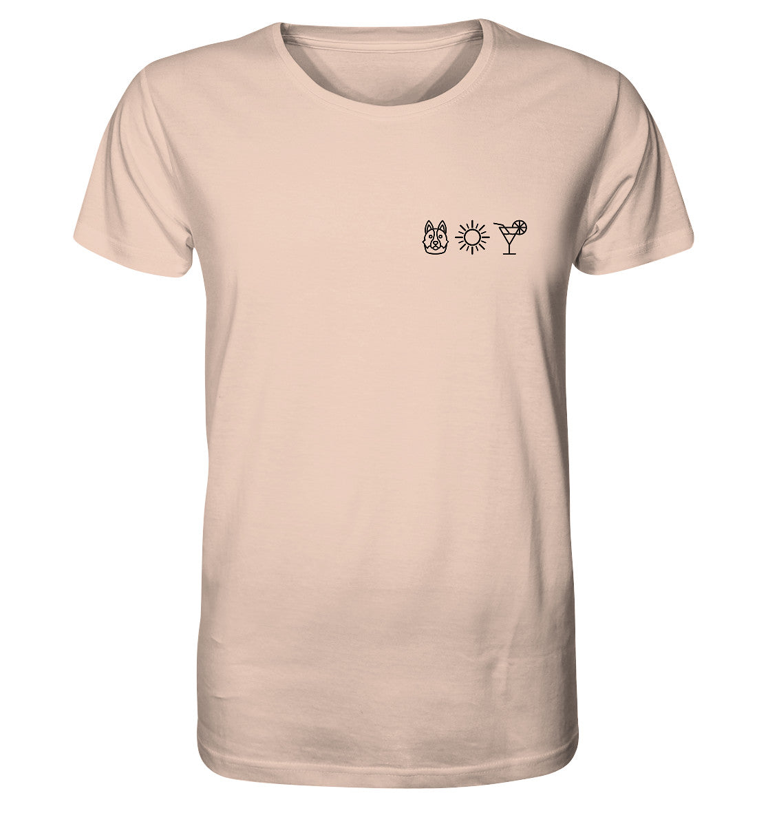 Border Collie - Sonne Cocktail - Organic Shirt